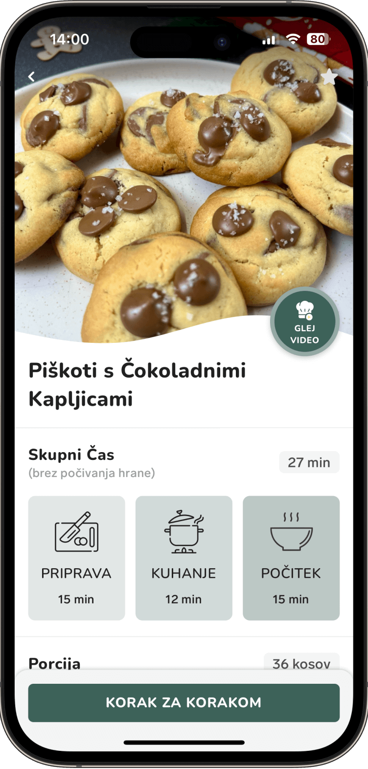 Cookbook Features in Bamley App - Large Image