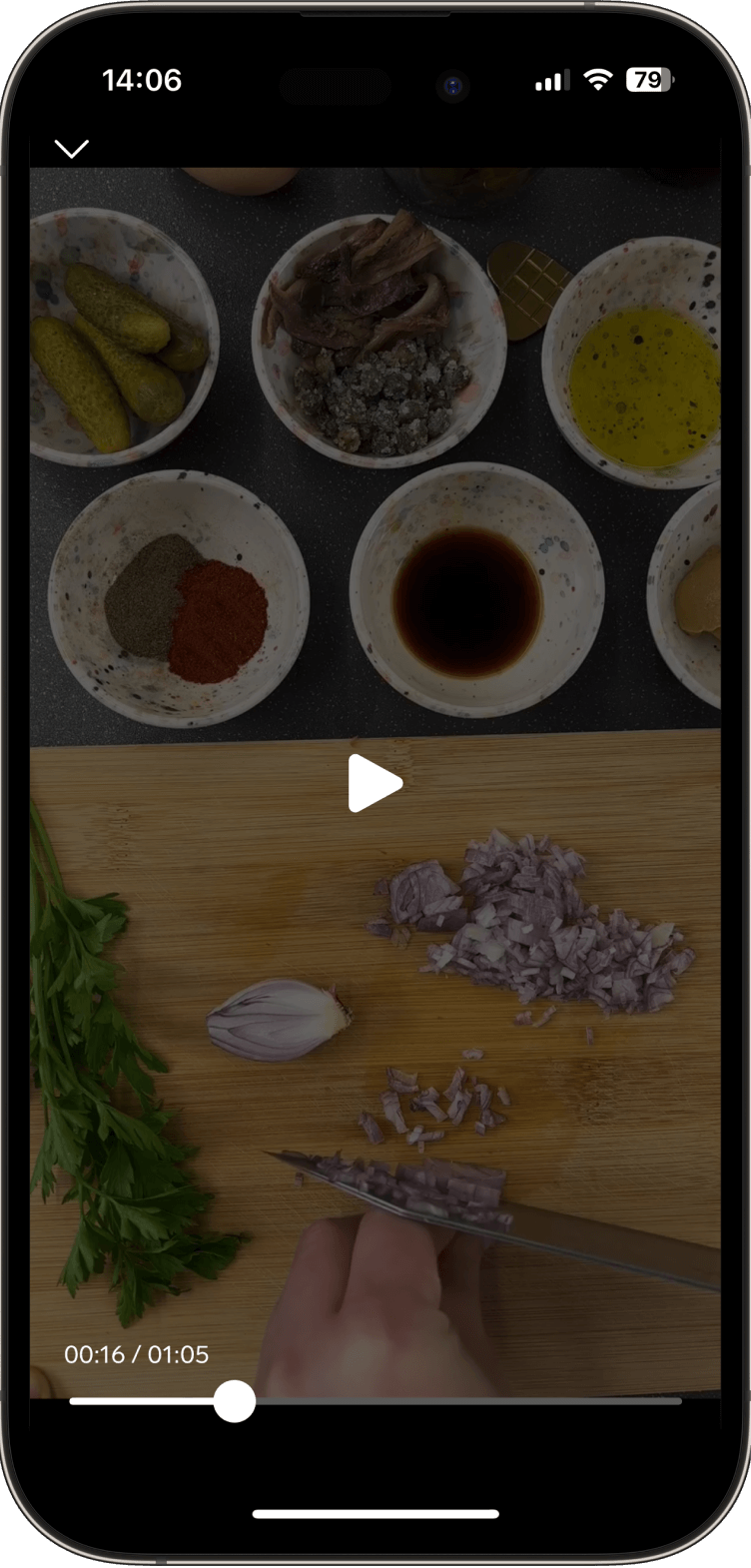 Cookbook Features in Bamley App - Large Image