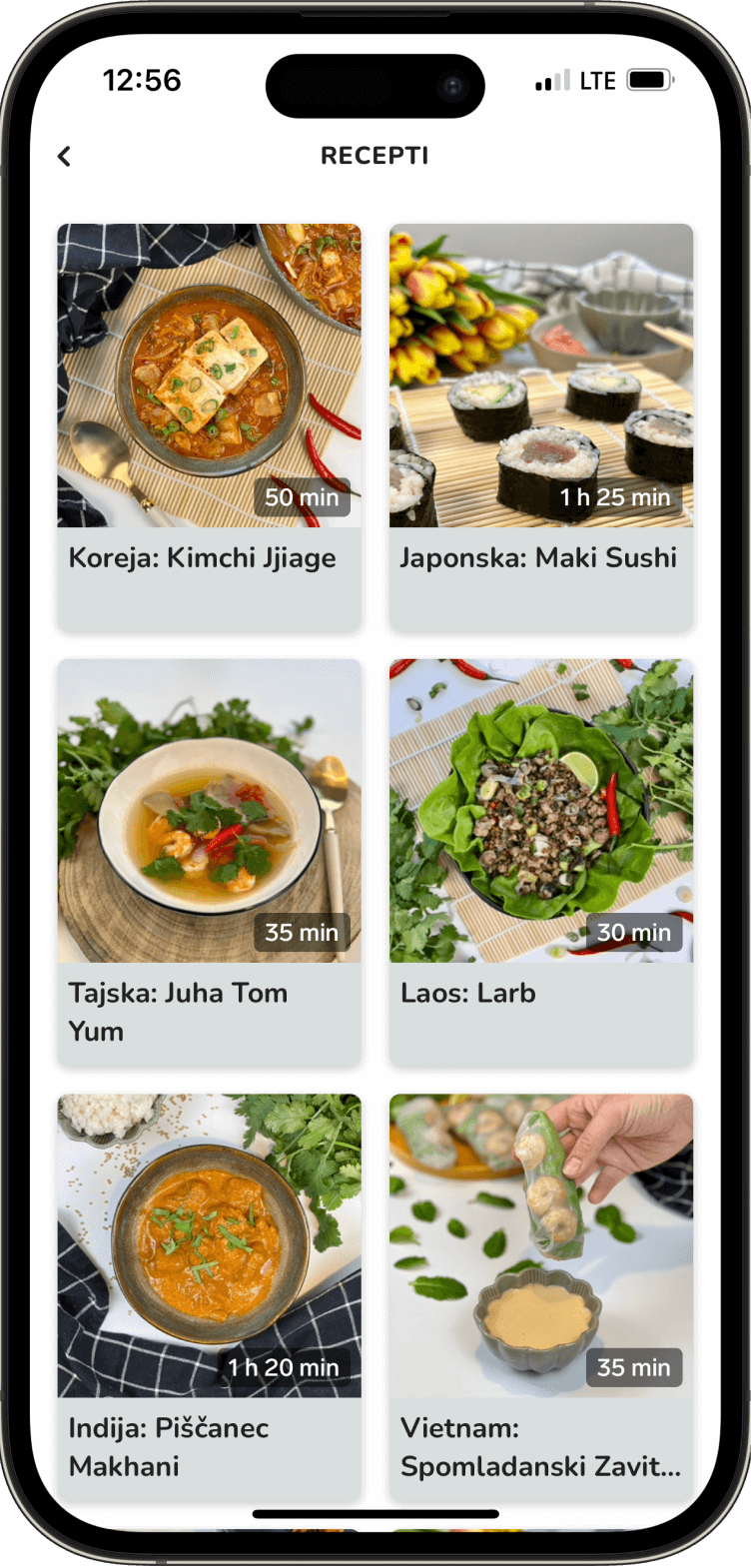 Cookbook Features in Bamley App - Large Image