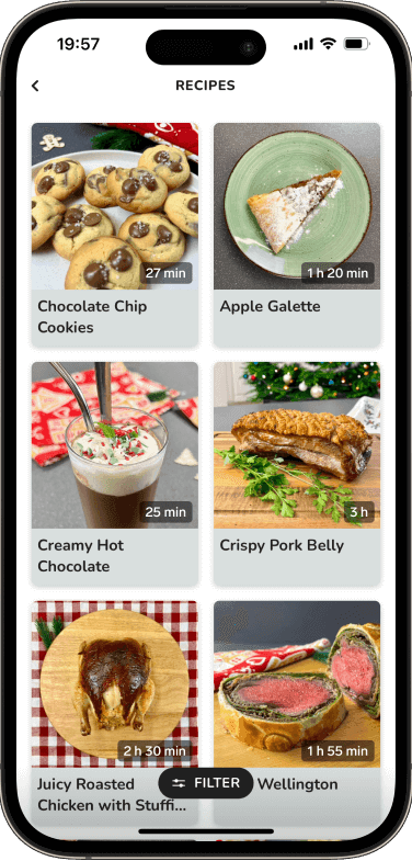 Cookbook Features in Bamley App - Small Image