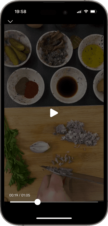 Cookbook Features in Bamley App - Small Image